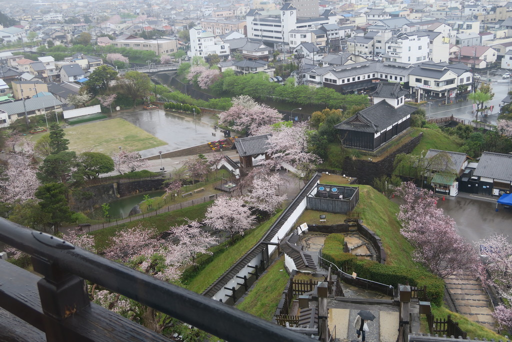 vista de kakegawa desde su castillo