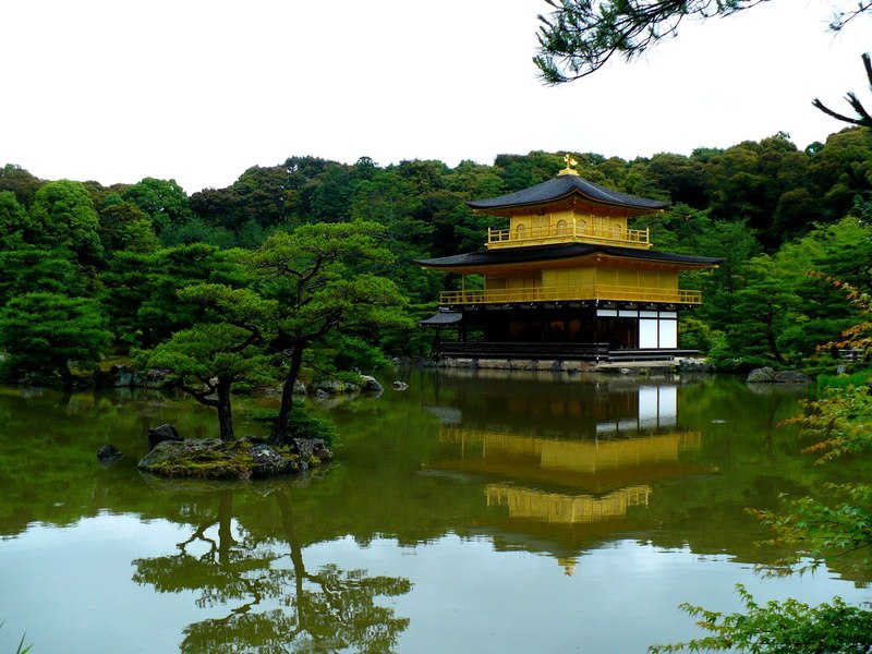 templo kinkakuji golden pavillon kyoto